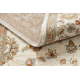 Wollteppich SOHO 477.15.LA102 OSTA Ornament, Rahmen natur beige / terrakotta