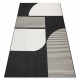 Sisaltæppe SISAL FLAT 49384690 ABSTRAKTION creme / sort