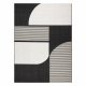 Teppich FLAT SISAL 49384690 ABSTRAKTION creme / schwarz