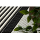 Matta SISAL FLAT 49384690 ABSTRAKTION kräm / svart