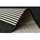 Sisaltæppe SISAL FLAT 49384690 ABSTRAKTION creme / sort