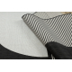 Sisaltæppe SISAL FLAT 49384690 ABSTRAKTION creme / sort