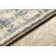 Tapis en laine ABBY 486.10.LA100 OSTA Ornement, cadre classique beige / vert