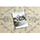 Tapis en laine ABBY 486.10.LA100 OSTA Ornement, cadre classique beige / vert
