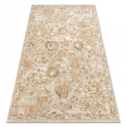 Tapis en laine SOHO 477.22.LA115 OSTA Ornement, fleurs naturel beige