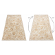 Wollteppich SOHO 477.22.LA115 OSTA Ornament, Blumen natur beige