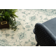 Wollteppich SOHO 477.15.LA506 OSTA - Ornament, Rahmen, natural grün / beige