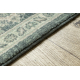 Wollteppich SOHO 477.15.LA506 OSTA - Ornament, Rahmen, natural grün / beige
