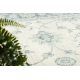 Wool Carpet SOHO 477.15.LA506 OSTA - Ornament, frame, natural green / beige
