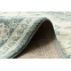 Wollteppich SOHO 477.15.LA506 OSTA - Ornament, Rahmen, natural grün / beige
