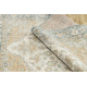 Wollteppich SOHO 477.01.LA113 OSTA - Ornament, Rosette, natural grün / beige