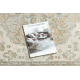 Wollteppich SOHO 477.01.LA113 OSTA - Ornament, Rosette, natural grün / beige