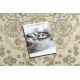 Tappeto in lana SOHO 477.01.LA100 OSTA - Ornamento, rosetta beige