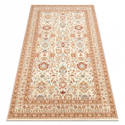 Tapis en laine SOHO 477.26.LA100 OSTA Ornement, cadre naturel beige / terre cuite