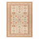 Wollteppich SOHO 477.26.LA100 OSTA Ornament, Rahmen natur beige / terrakotta