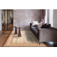 Wollteppich SOHO 477.26.LA100 OSTA Ornament, Rahmen natur beige / terrakotta