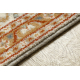 Wollteppich SOHO 477.26.LA100 OSTA Ornament, Rahmen natur beige / terrakotta