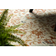 Wollteppich SOHO 477.26.LA100 OSTA Ornament, Rahmen natur beige / terrakotta