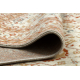 Wollteppich SOHO 477.26.LA100 OSTA Ornament, Rahmen natur beige / terrakotta