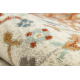 Wollteppich SOHO 477.26.LA100 OSTA Ornament, Rahmen natur beige / terrakotta