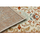 Wollteppich SOHO 477.26.LA100 OSTA Ornament, Rahmen natur beige / terrakotta