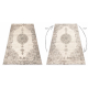Dywan ABBY 486.24.LA110 wełniany OSTA - Ornament, ramka klasyczny szary / niebieski