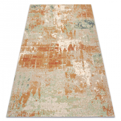Tapis en laine ABBY 486.13.LA112 OSTA Vintage, moderne vert / terre cuite