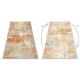 Tapete de lã ABBY 486.13.LA112 OSTA Vintage, moderno verde / terracota