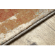 Wool Carpet ABBY 486.13.LA112 OSTA Vintage, modern green / terracotta