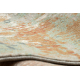 Wool Carpet ABBY 486.13.LA112 OSTA Vintage, modern green / terracotta