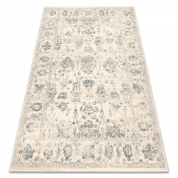 Tapis en laine ABBY 486.25.LA110 OSTA Ornement, cadre classique beige / vert