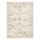 Tapis en laine ABBY 486.25.LA110 OSTA Ornement, cadre classique beige / vert