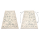 Tapis en laine ABBY 486.25.LA110 OSTA Ornement, cadre classique beige / vert