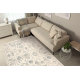 Wollen tapijt ABBY 486.25.LA110 OSTA Ornament, lijst klassiek beige / groen 