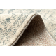 Tapis en laine ABBY 486.25.LA110 OSTA Ornement, cadre classique beige / vert