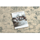 Wollen tapijt ABBY 486.25.LA110 OSTA Ornament, lijst klassiek beige / groen 