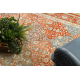 Tapis en laine SOHO 477.27.LA301 OSTA - Losange, cadre géométrique naturel terre cuite / beige