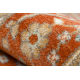 Wool Carpet SOHO 477.27.LA301 OSTA - Rhombus, frame geometric natural terracotta / beige