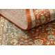 Wollteppich SOHO 477.27.LA301 OSTA - Rhombus, Rahmen geometrisch natur terrakotta/beige