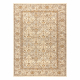 Wollteppich SOHO 477.27.LA100 OSTA - Rhombus, Rahmen geometrisch natur beige