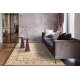 Tapis en laine SOHO 477.27.LA100 OSTA - Losange, cadre géométrique naturel beige