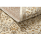 Wollteppich SOHO 477.27.LA100 OSTA - Rhombus, Rahmen geometrisch natur beige