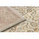 Wollteppich SOHO 477.27.LA100 OSTA - Rhombus, Rahmen geometrisch natur beige