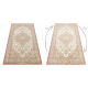 Ullteppe SOHO 477.01.LA112 OSTA - Ornament, rosett, naturlig terrakotta / beige
