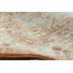 Wollteppich SOHO 477.01.LA112 OSTA - Ornament, Rosette, natural terrakotta / beige