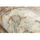 Wollteppich SOHO 477.01.LA112 OSTA - Ornament, Rosette, natural terrakotta / beige