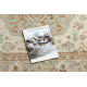 Wollteppich SOHO 477.01.LA112 OSTA - Ornament, Rosette, natural terrakotta / beige