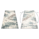 Wollteppich ABBY 486.28.LA111 OSTA Vintage, modern beige / blau