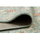 Wool Carpet SOHO 477.07.LA400 OSTA - Flowers, frame, natural green / beige