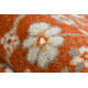 Wollteppich SOHO 477.26.LA300 OSTA Ornament, Rahmen natur terrakotta / beige